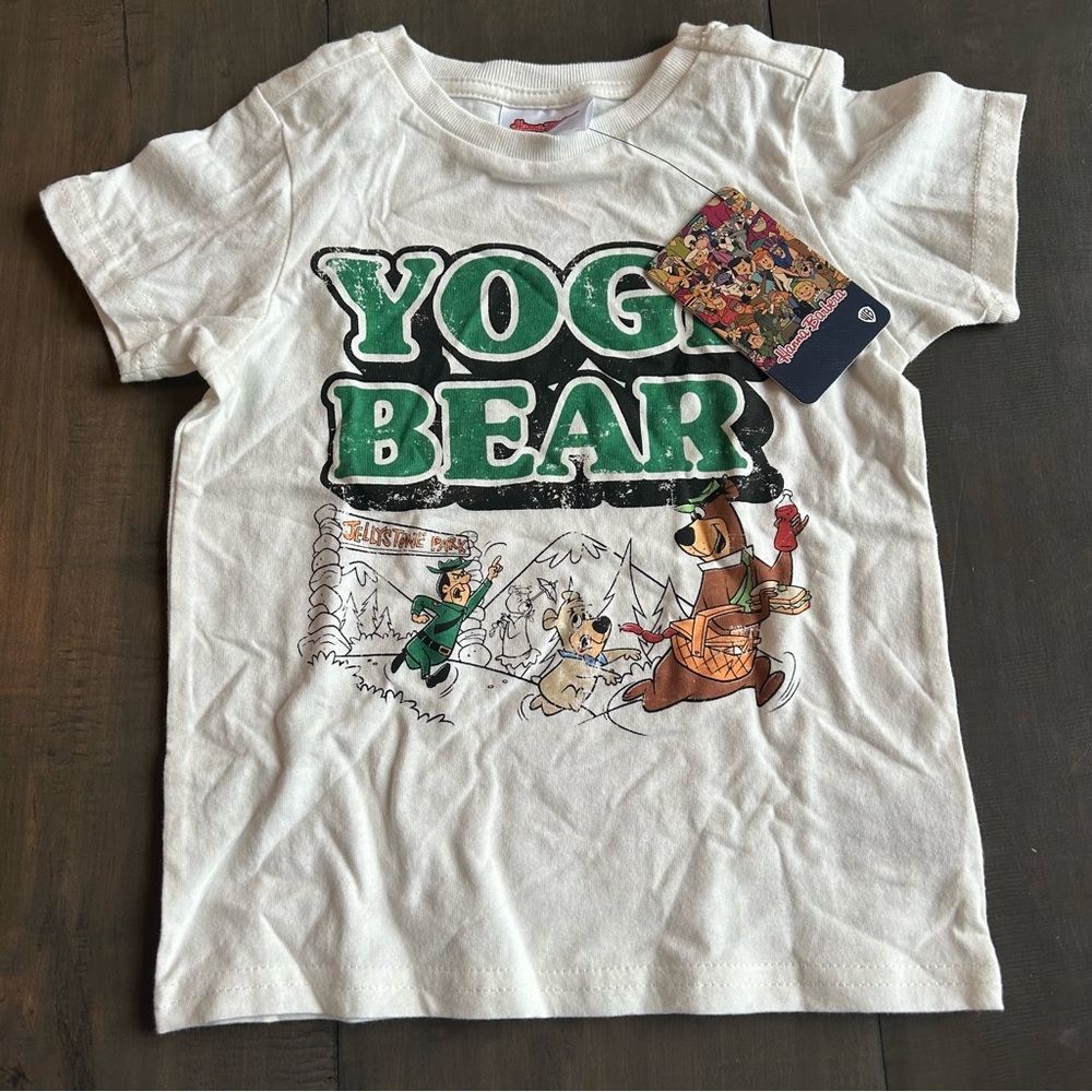 Cotton On Hanna Barbera Kids Yogi Bear T-Shirt - Picture 1 of 3